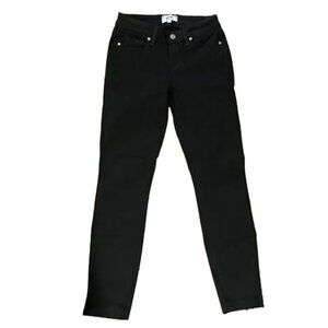 PAIGE Verdugo Ankle Shark Bite Hem Black Over Dye - 25